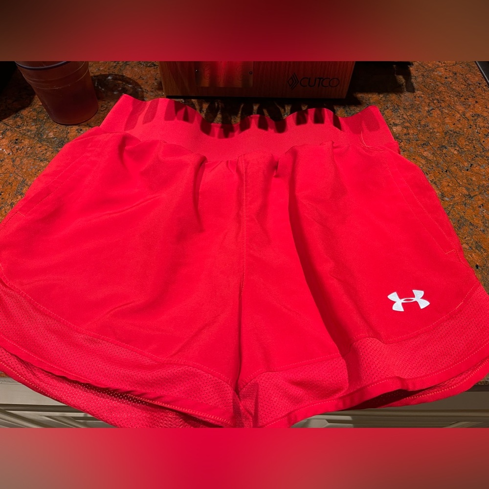 Under Armour shorts - Red 3” - Like NEW